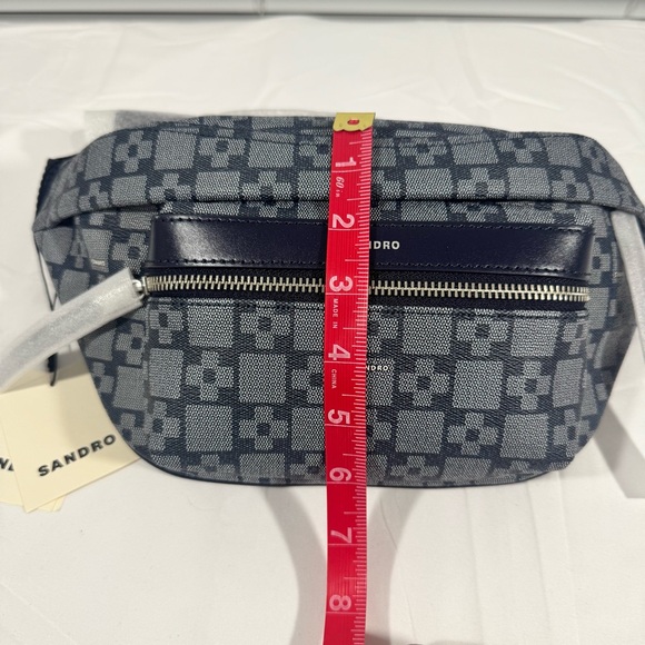 Sandro Paris Belt Bag | Black Waist Pack Fanny Pack | Designer Luxury Street NWT - Picture 7 of 9